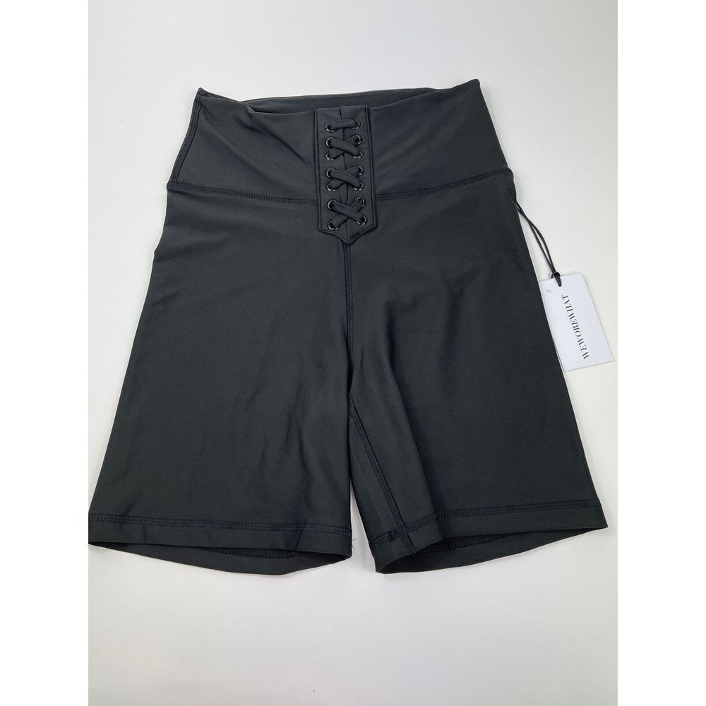 Lace Up Biker Shorts Small